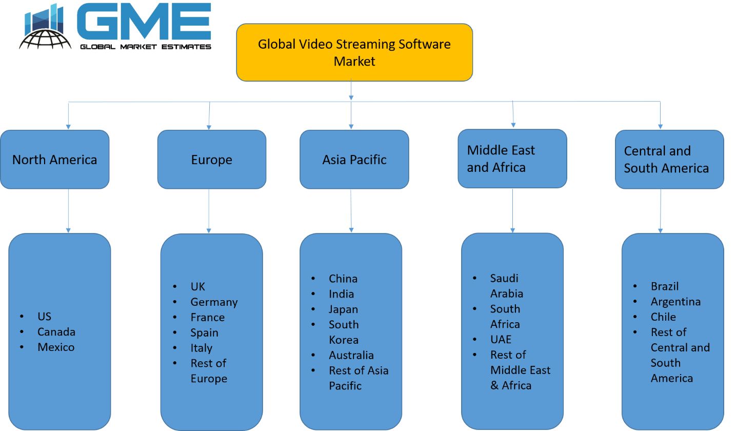 Global Video Streaming Software Market - Regional Analysis